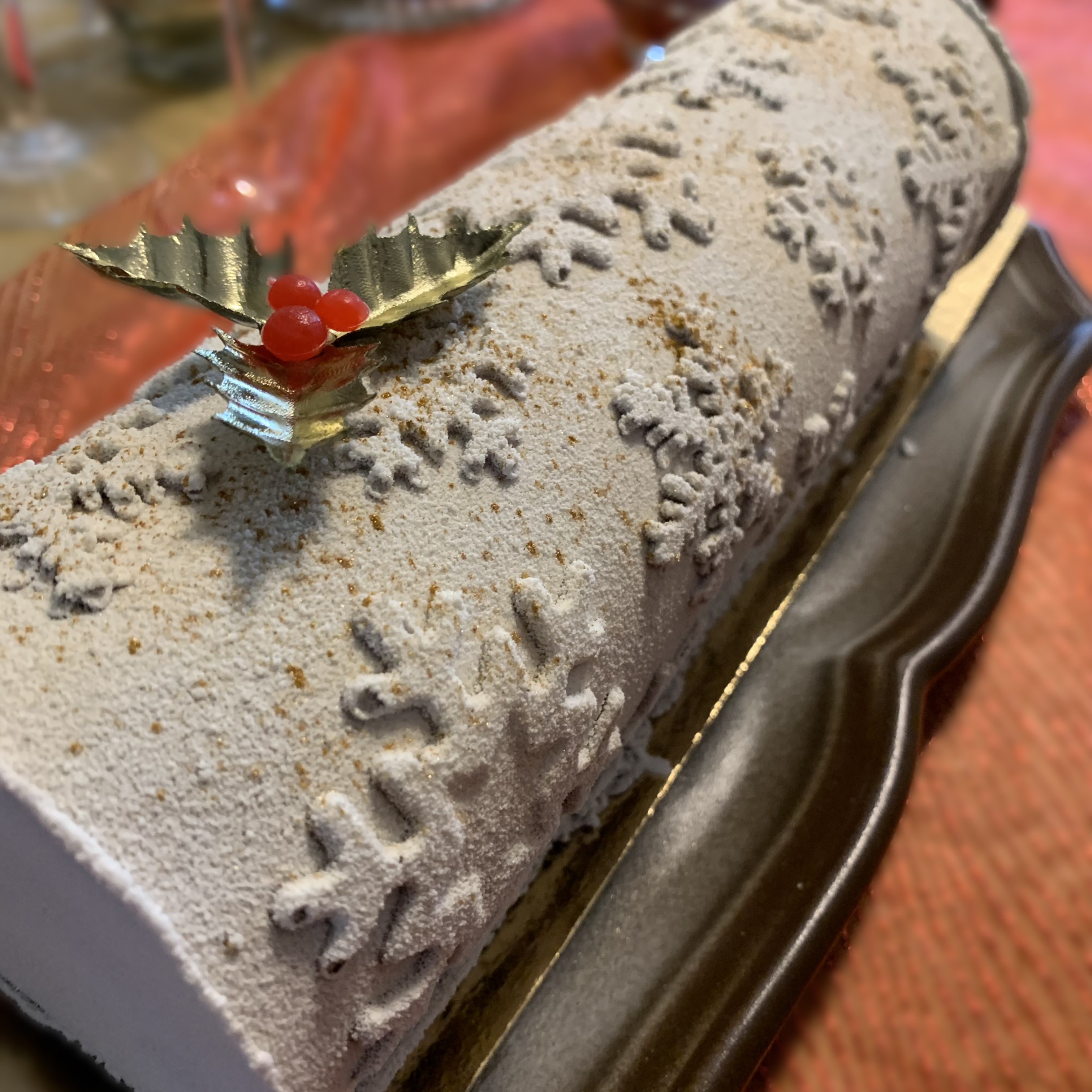 Buche de noel framboise