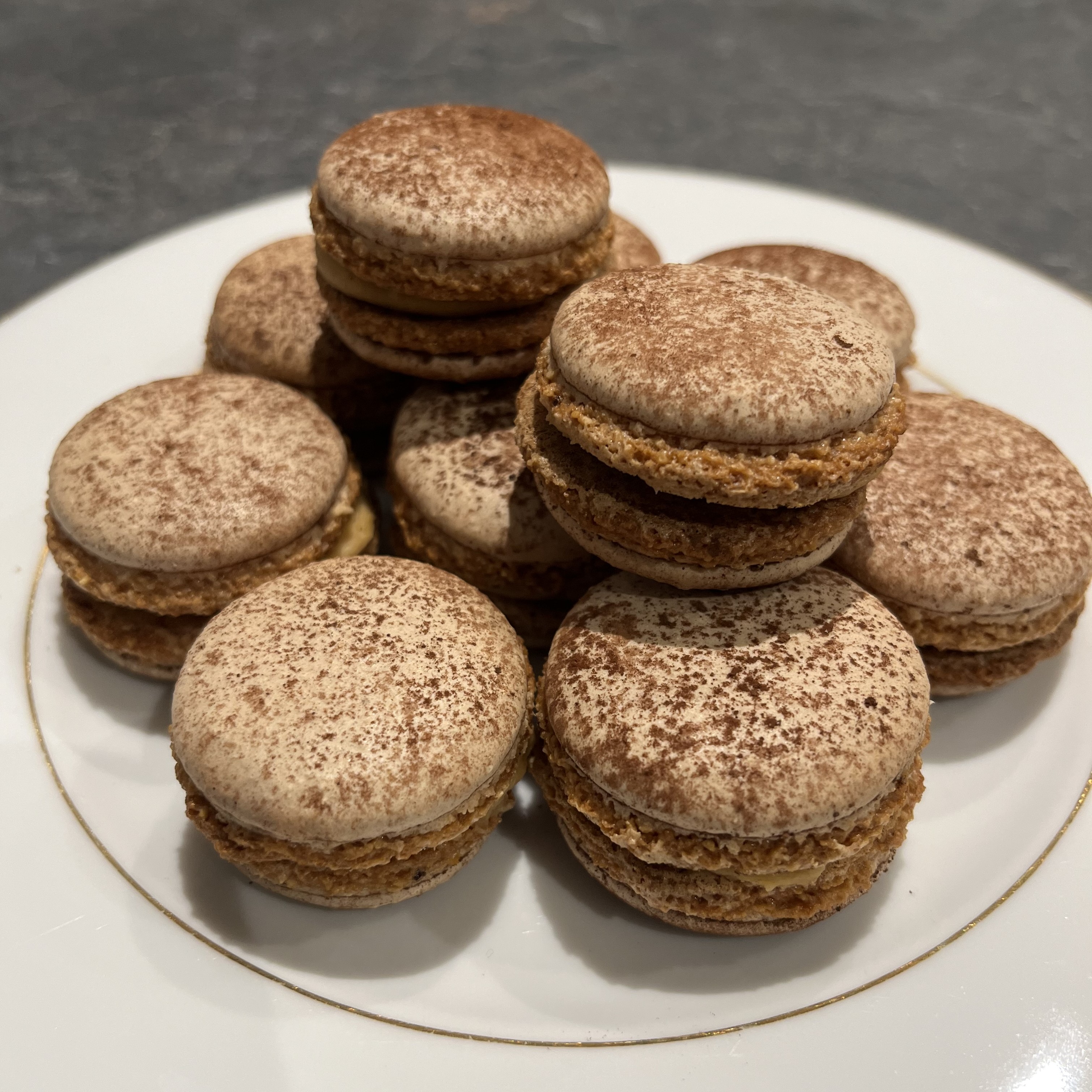 Macarons au chocolat